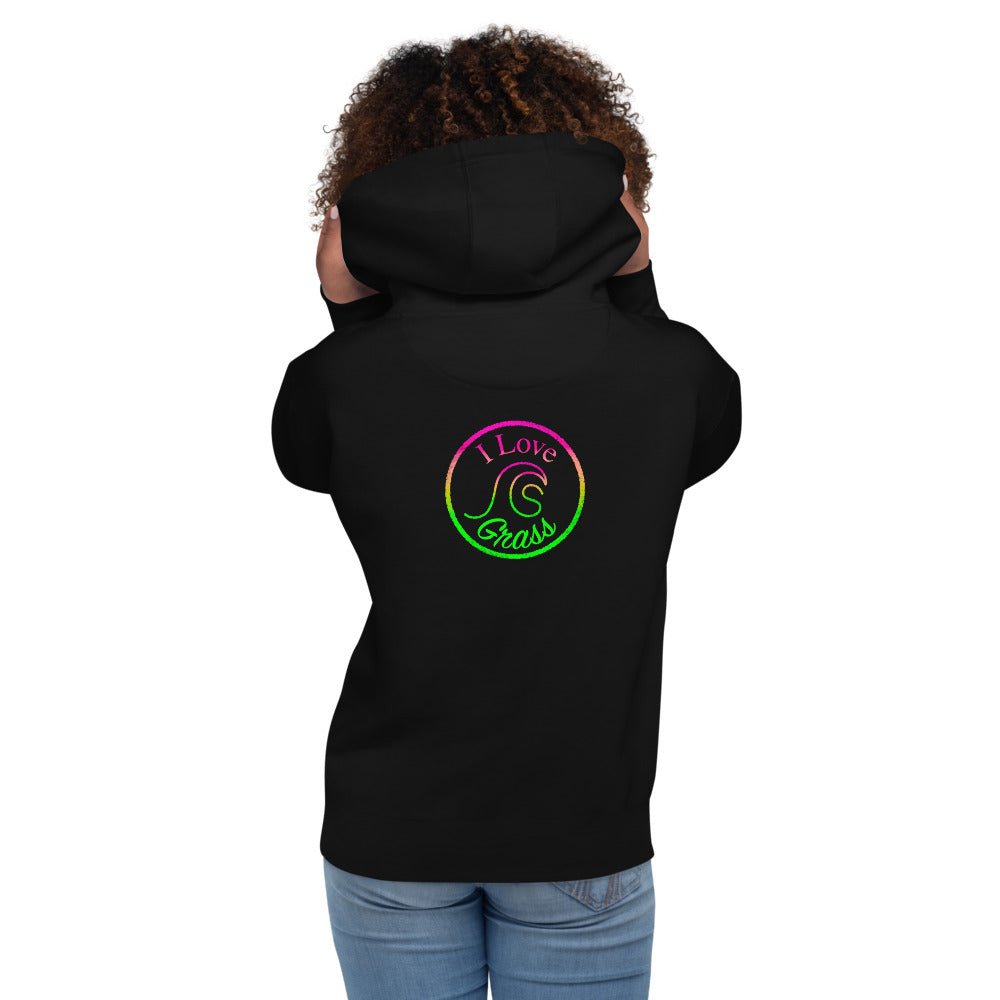 I Love Grass Simple Unisex Premium Hoodie - 4 Colours