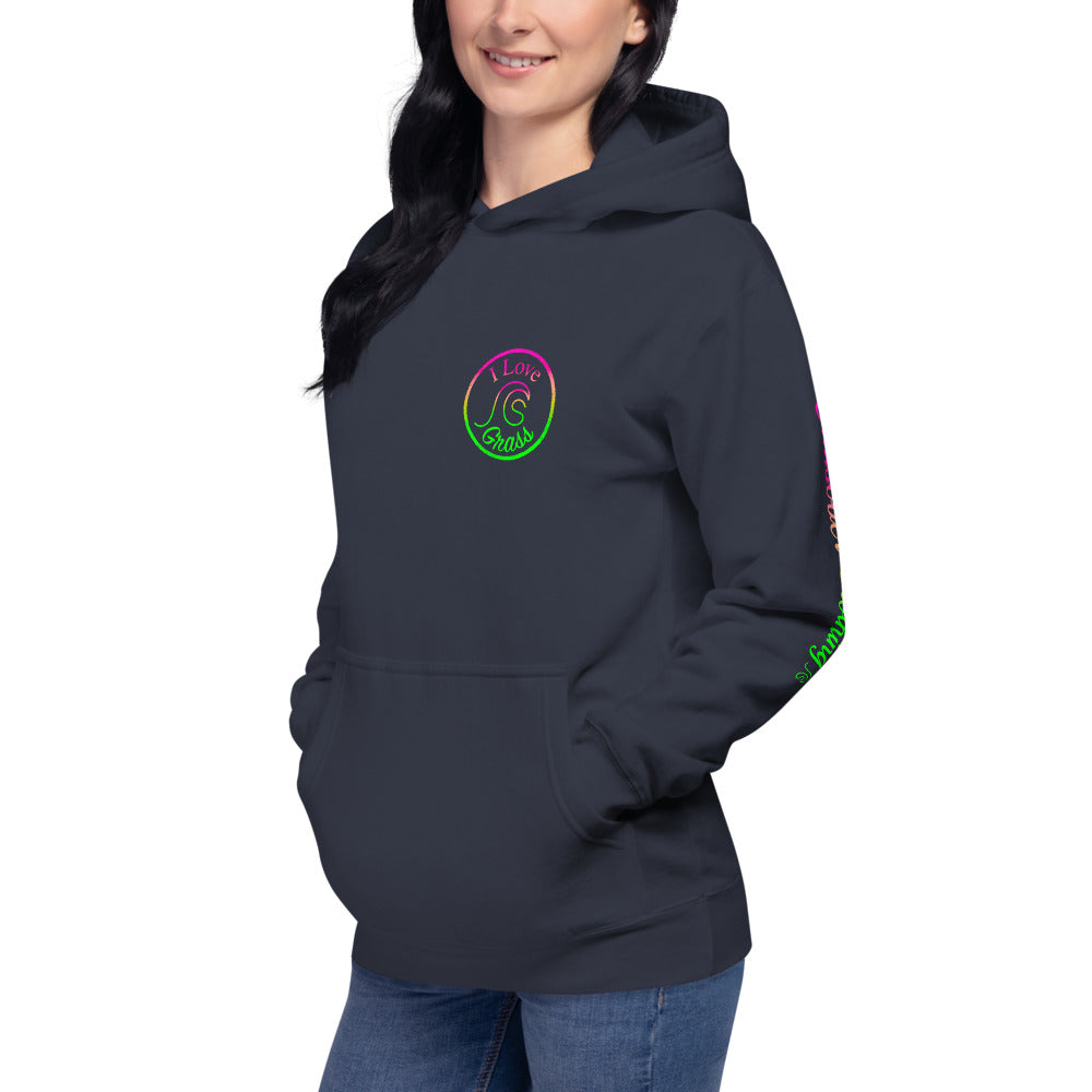 I Love Grass SE Premium Unisex Hoodie - 4 Colours