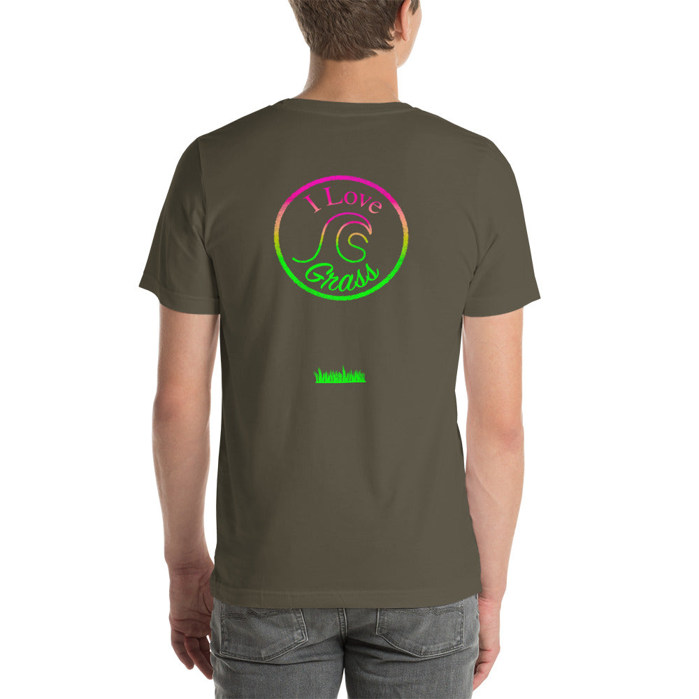 I Love Grass Unisex Premium Tee - 5 Colours