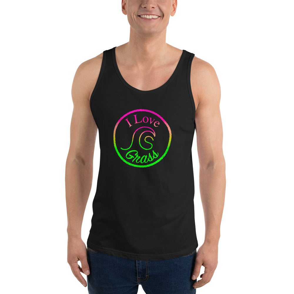 I Love Grass Premium Unisex Tank Top - 5 Colours