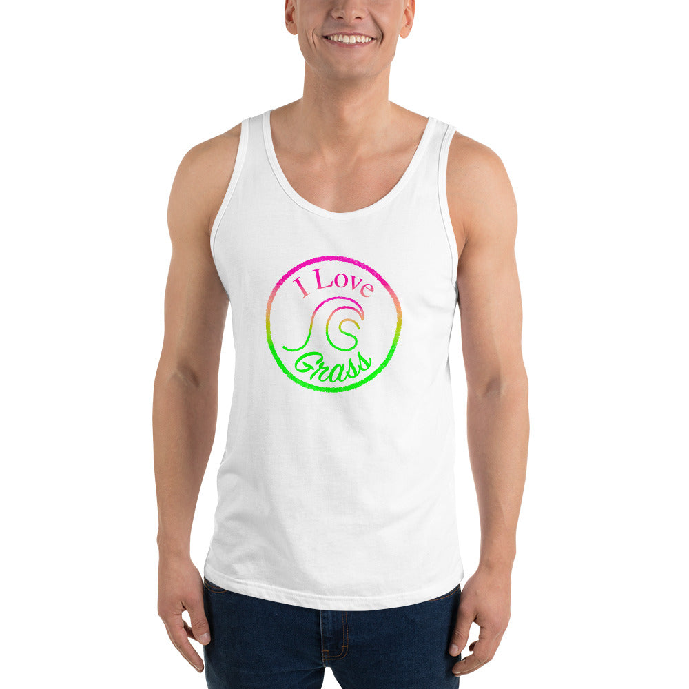 I Love Grass Premium Unisex Tank Top - 5 Colours